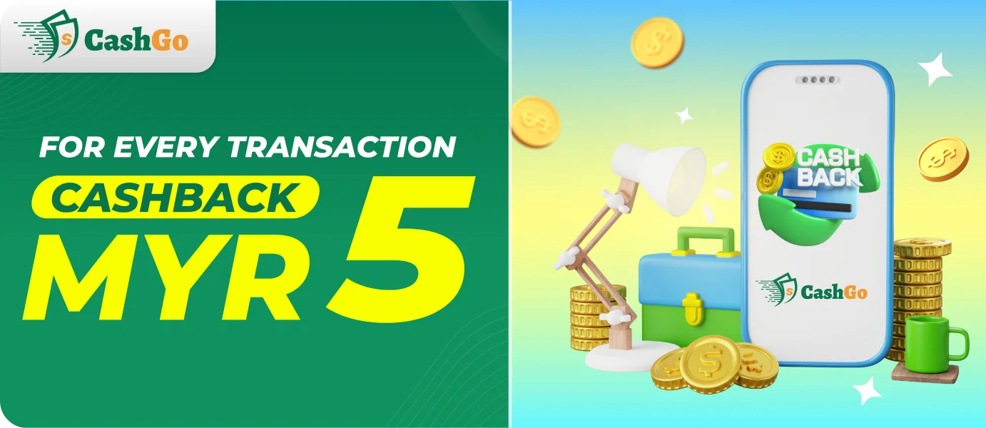 Cashback MYR 5